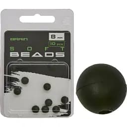 Намистина Brain Soft Beads 8mm (10 шт/уп) Green SGXA-CA01-8