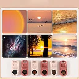 Дитячий проектор-світильник Epik ME-236 Mood Pink / White - мініатюра 2