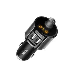FM-трансмиттер Hoco E19 Smart car wireless FM transmitter 2USB 2.4A Серый