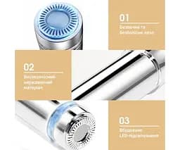 TOUCHBeauty TB-2456, Багатофункціональний електричний тример для обличчя та зони брів Тач Б'юті, білий - мініатюра 5