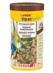 Сухий корм Sera Vipan Nature універсальний для всіх акваріумних риб які харчуються з поверхні води пластівці (BR00132)