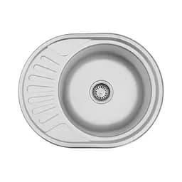 Кухонна мийка Kroner KRP Satin-5745 (0,8 мм) CV022775, Satin