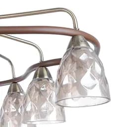 Люстра стельова Brille E14 40W BR (LK-518C/8) - мініатюра 5