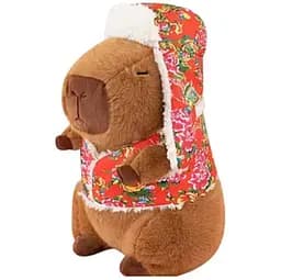 Детский набор Игрушка плед Капибара в костюмах мягкая игрушка с пледом для детей