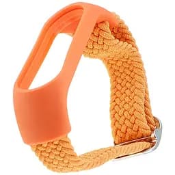 Ремінець Braided Buckle Enhanced Mi Band 3/4/5/6/7 Помаранчевий