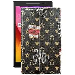 Чохол StatusCASE з екошкіри для планшету Asus ZenPad 8.0 (Z380M) Луі-Вітон-коричневий