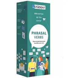 Настольная игра English Student Карточки для изучения английского языка English Student Phrasal Verbs (укр.) (59123258)