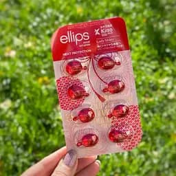 Вітаміни-олія для волосся М'якість Сакури Lady Shiny with Cherry Blossom Ellips 8 шт - мініатюра 2