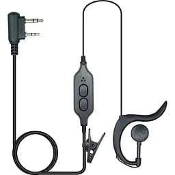 Гарнітура Mirkit з подвійною кнопкою PTT для рацій Baofeng\Kenwood