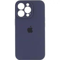 Чохол Epik Silicone Case Full Camera Protective AA для Apple iPhone 16 Pro Max 6.9 Темно-синій/Midnight blue