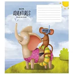 Тетрадь ученическая Enjoy my story Школярик 018-2458L-4 в линию 18 листов