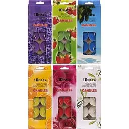 Свічки ароматичні плаваючі, чайні таблетки, 10 шт., вага свічки 9 г (В асортименті)