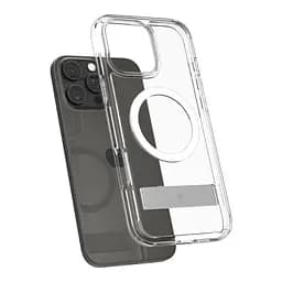 Протиударний чохол Spigen Slim Armor Essential S MagSafe Crystal Clear для iPhone 16 Pro (ACS08165) - мініатюра 5