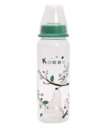 Бутылочка для кормления Курносики, с 2 сосками, 250 мл, зеленый (7008 зел)