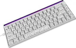 Клавіатура Ajazz NK68 Red Switch White USB-C (NK68-R-S-W) - мініатюра 3
