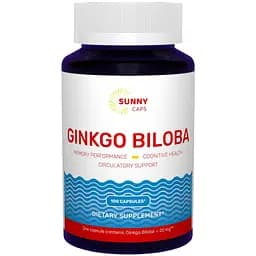 Гинкго билоба Sunny Caps 20 мг 100 капсул