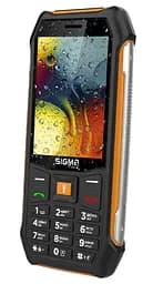 Телефон Sigma X-Style 323 Rain Black-Orange UA UCRF - мініатюра 4