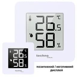 Термогігрометр Technoline WS9475 White (WS9475), Білий - мініатюра 2