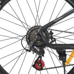 Велосипед SKD75 MTB 2605-1, 26 дюймів, сталева рама 16 Sunrun 24SP чорний - мініатюра 5