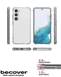 Панель BeCover Anti-Shock для Samsung Galaxy S23 Plus SM-S916 Clear (708926) - мініатюра 2