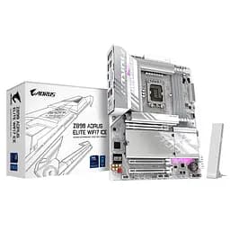 Материнська плата Z89 AORUS ELITE WF7 ICE s1851 Z890 4xDDR5 M.2 HDMI DP Wi-Fi BT ATX білий Gigabyte teh0018962 - мініатюра 7