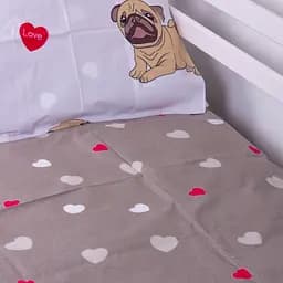 Комплект постільної білизни MirSon Kids Time 17-0566 Pug-dog дитячий - мініатюра 8