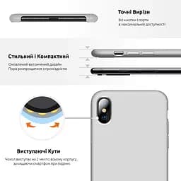 Силиконовый противоударный чехол-накладка для Apple iPhone SE (2020)/7/8/SE (2022), панель с защитой всего корпуса, софт-тач, capri blue, ArmorStandart (ARM59055) - мініатюра 2