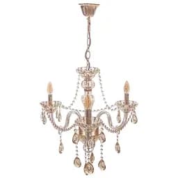 Люстра свеча Brille подвесная хрустальная E14 40W G (BCL-687S/3)