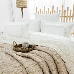 Постільна білизна з покривалом Zebra Casa Paloma Beige Zebra pbe0051525 - мініатюра 4