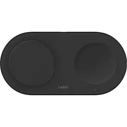 Зарядное устройство беспроводное 2 в 1 Belkin Qi2 Pad 15W Black