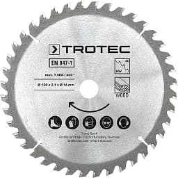 Диск пиляльний Trotec HW40 Wood 150 х 16 х 2.1 мм 3 шт. (DAS302853) - мініатюра 2