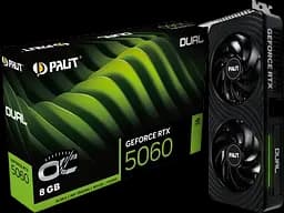 Видеокарта GeForce RTX 5060 8GB Palit Dual OC (NE75060S19P1-GB2063D)