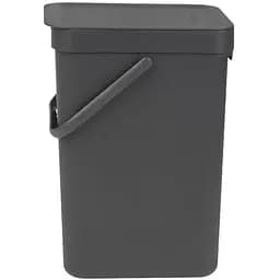 Відро для сміття Brabantia Sort&Go темно-сіре 12 л (109805) - мініатюра 2