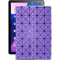 Чехол StatusCASE из экокожи для планшета Lenovo Tab M10 (3rd gen) Фиолетовый ромб