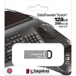 USB флеш накопичувач Kingston 128GB Kyson USB 3.2 (DTKN/128GB) - мініатюра 4