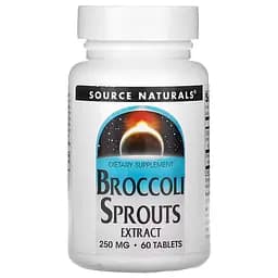 Екстракт броколі Source Naturals Broccoli Sprouts 250 мг 60 пігулок