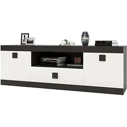 Тумба Еверест ТВ 1500 Соната 150х38х50 венге темний + білий (EVR-2264)