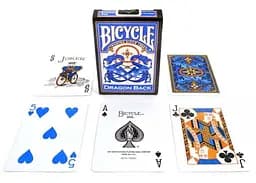 Карти гральні United States Playing Card Company Bicycle Dragon (blue) (19559) - мініатюра 2