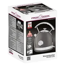Електрочайник металевий PROFI COOK PC-WKS 1192 Anthracite - мініатюра 5