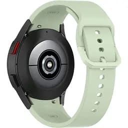 Ремінець для Samsung Galaxy Watch 6 40mm 6 44mm - хакі ширина кріплення 20мм силікон Watchbands Color Angle (W48-4WB46851315)