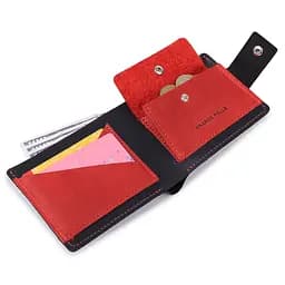 Шкіряне портмоне GRANDE PELLE 12х9х1,5 см acs0018659 - мініатюра 3