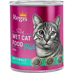 Вологий корм для котів Regis, з рибою, 415 г