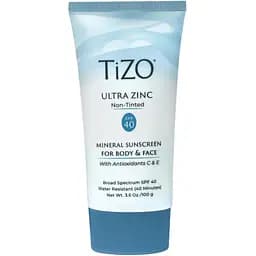 Крем сонцезахисний для обличчя та тіла TiZO Ultra Zinc Body & Face Non-Tinted SPF 40, 100 г
