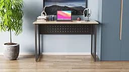 Комп'ютерний стіл Ferrum-decor Майк 75x120x60 чорний ДСП Дуб Сонома 16мм (FRD-103858)