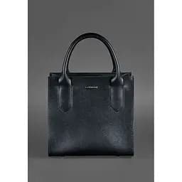 Шкіряна жіноча сумка-кроссбоді чорна Blackwood