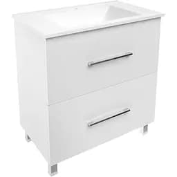 Тумба з умивальником напольна Volle Nemo 80 см 15-17-81N Білий