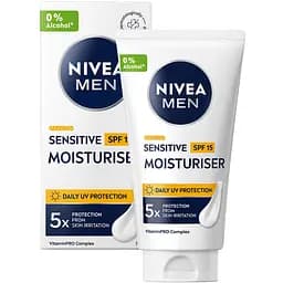Крем для чутливої шкіри NIVEA MEN з SPF 15 захистом 75 мл (88543)