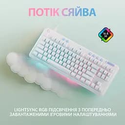 Клавіатура Logitech G713 TKL RGB GX Linear Off-White (920-010678) [81163] - мініатюра 10