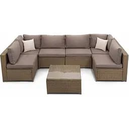 Набір садових меблів Di Volio Torino Бежевий/Світло-сірий