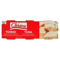 Тунець Сhiara в соняшниковій олії 240 г ( 3 шт. х 80 г)